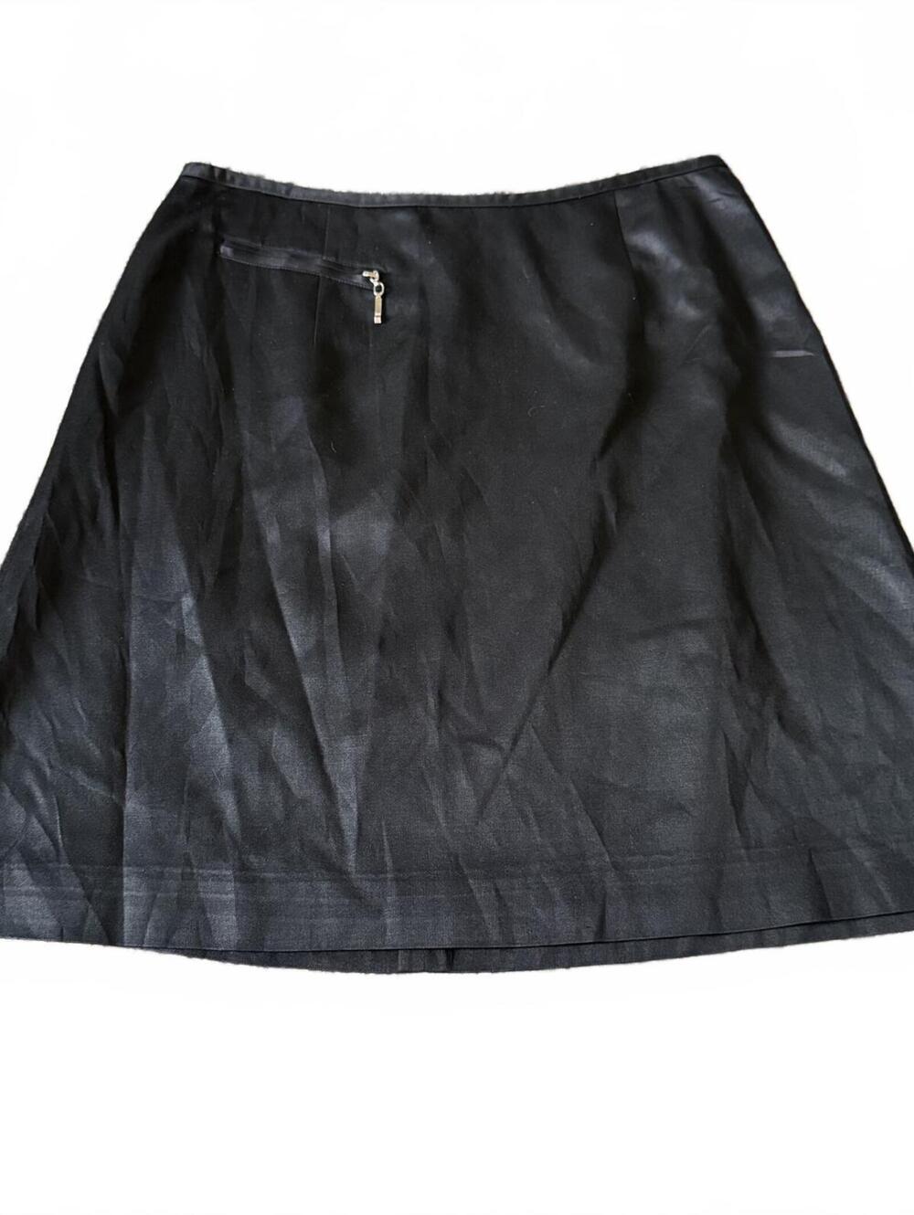 Express Design Studio Black A Line Skirt Women’s 7/8 90s Minimalist